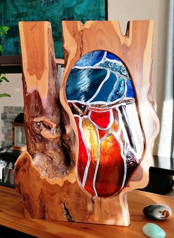 vitrail sculpture