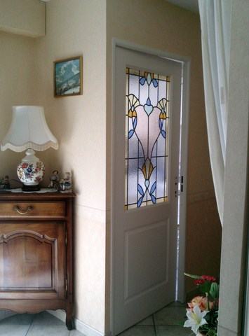 vitrail porte cuisine