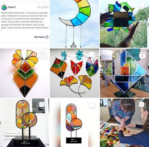 actualité atelier vitrail de Milly